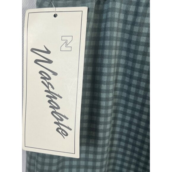 Nygard TanJay Checked Weekender Pants Womens 18 Green New - Picture 13 of 13